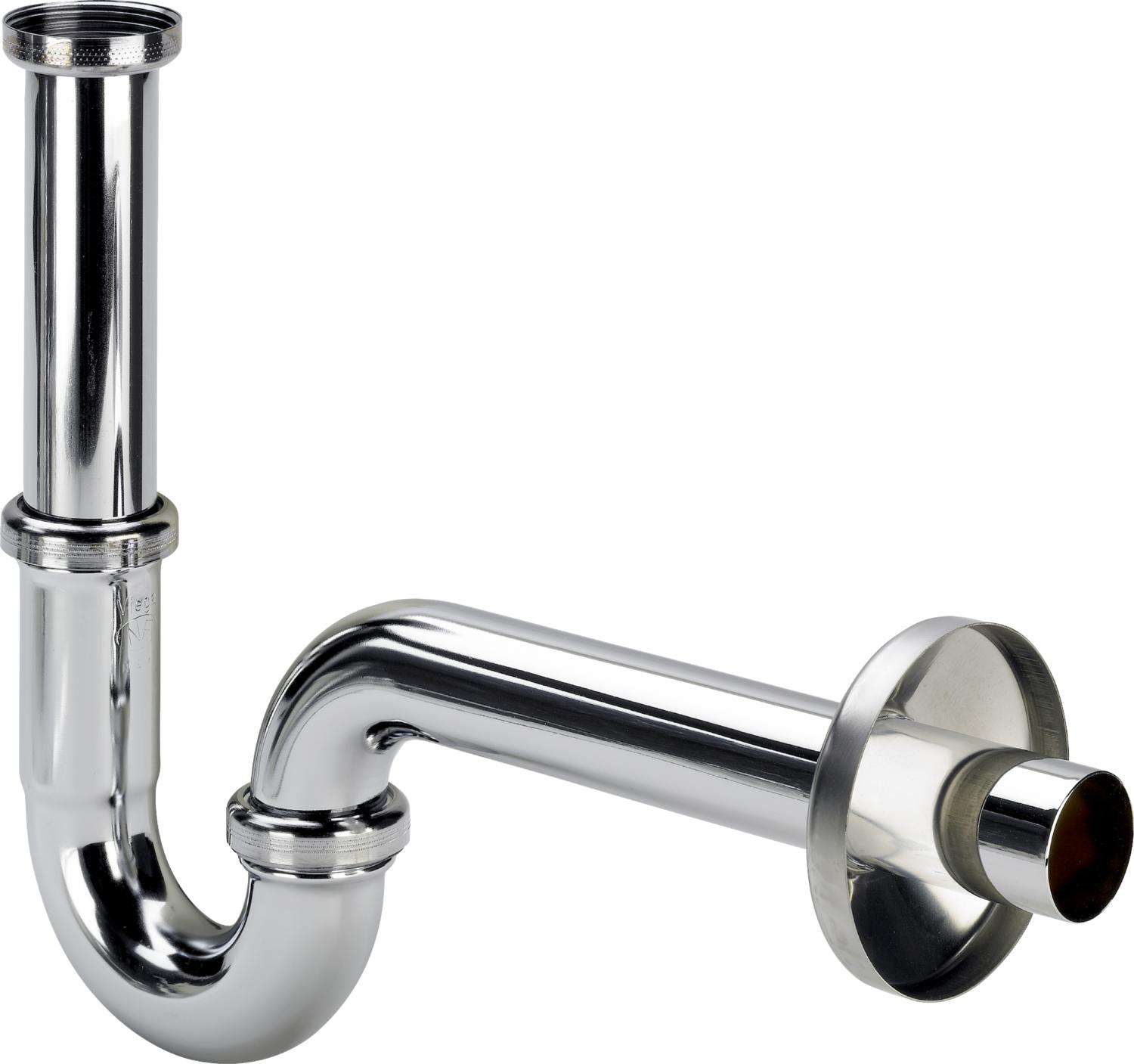 PPm56115i101572v01 Viega Röhren-Siphon 1 1/4" PLUS NW 32 mm, Modell 5611, verchromt