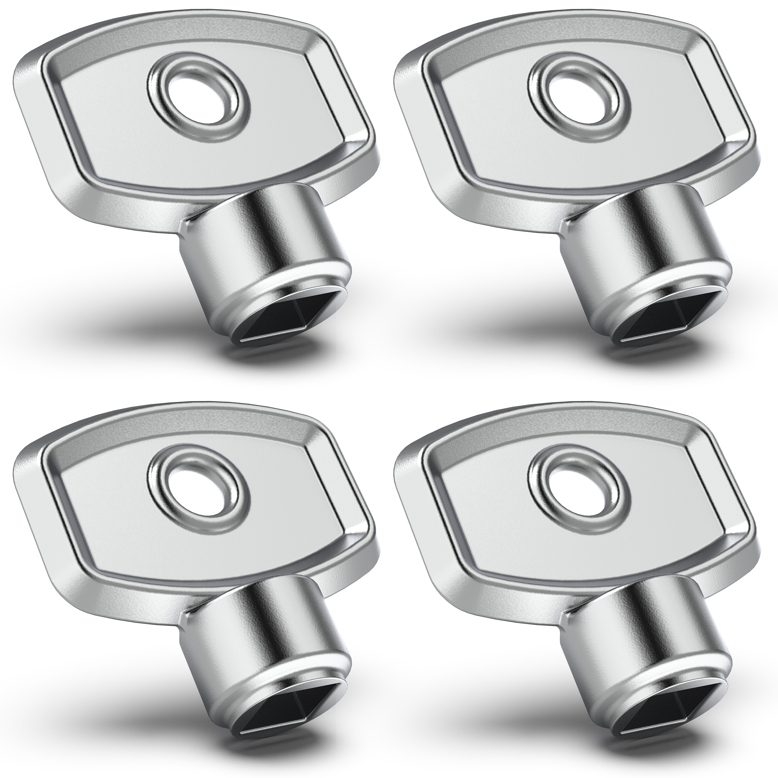 VARIOSAN Heizkörper Entlüftungsschlüssel 13965, 4 Stück, 5 mm, universal für jede Heizung