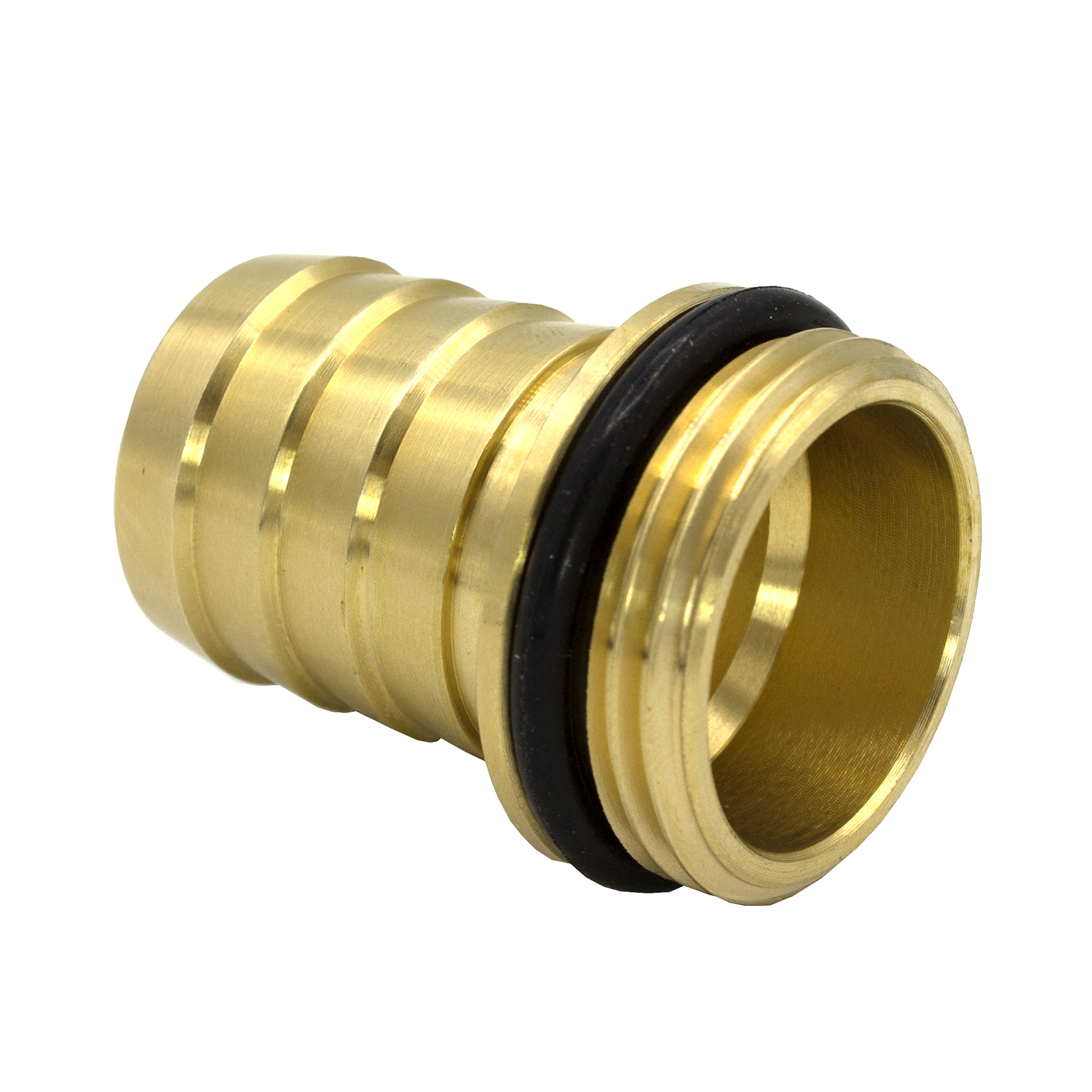 14207-4260323014207-91e00 VARIOSAN Schlauchtülle 14207, 1/2" AG x 1/2" Tülle, Messing, O-Ring