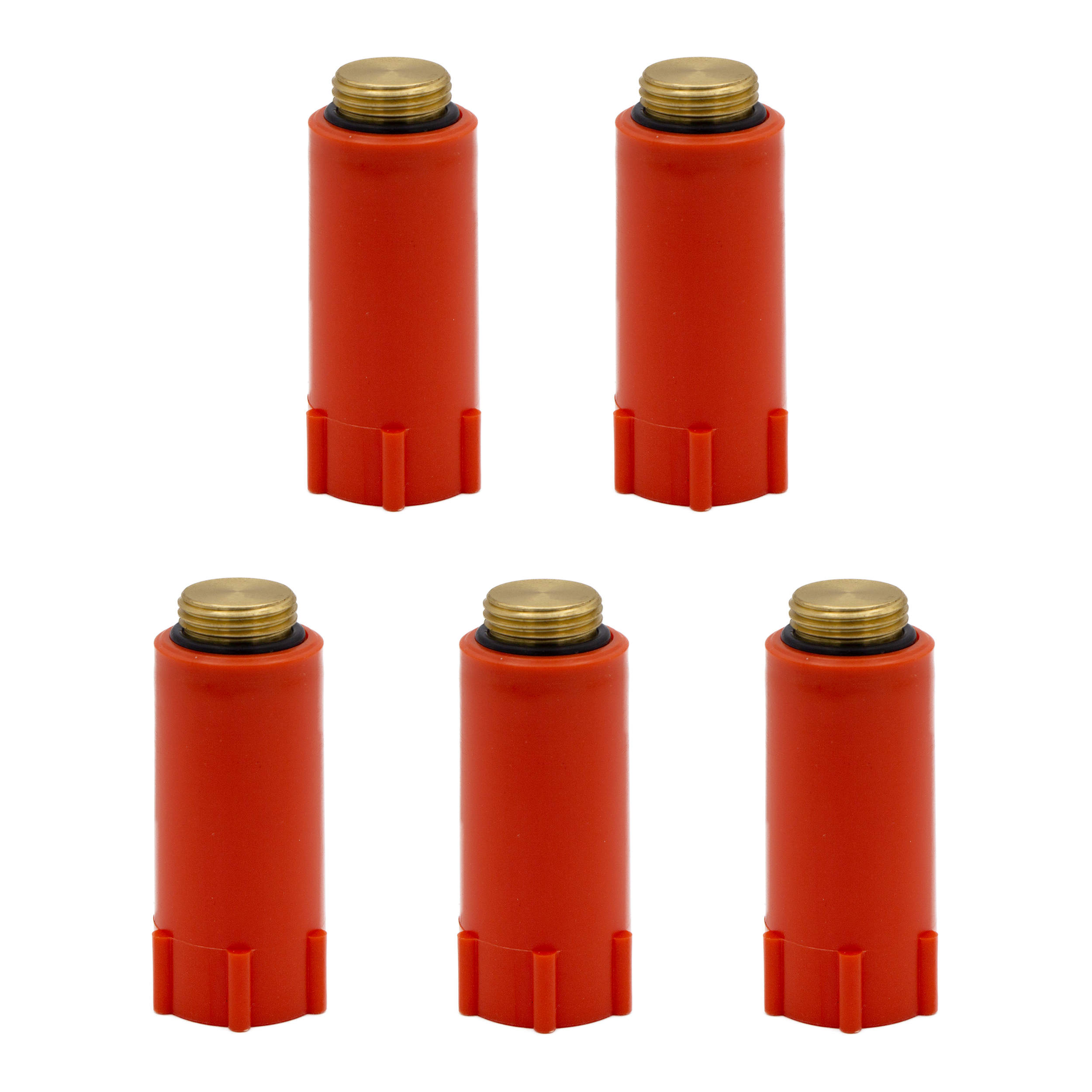 14603-4260323014603-053ae VARIOSAN Baustopfen 14603, 5 Stück, 1/2", rot, Messinggewinde