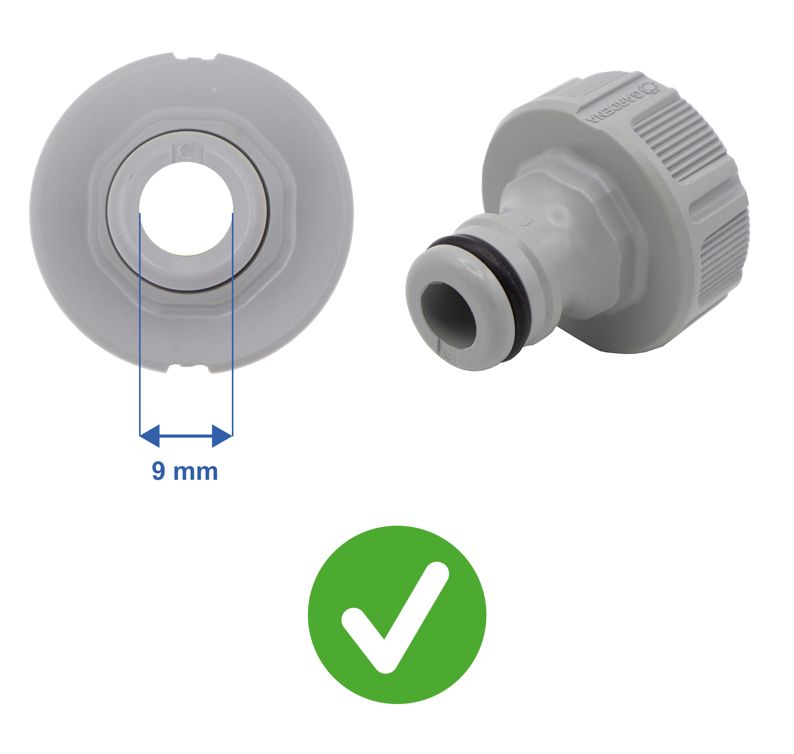 VARIOSAN O-Ring für Stecksysteme 15273, 10 Stück, 1/2", EPDM, z.B. System Gardena
