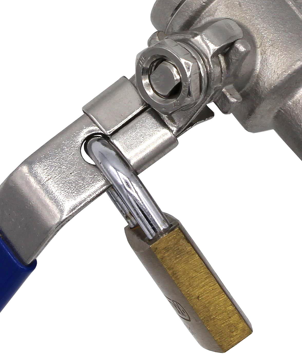 11343_7_F VARIOSAN Kugelauslaufhahn 11343, 3/4", Edelstahl, abschließbar, mit Schlauchverschraubung