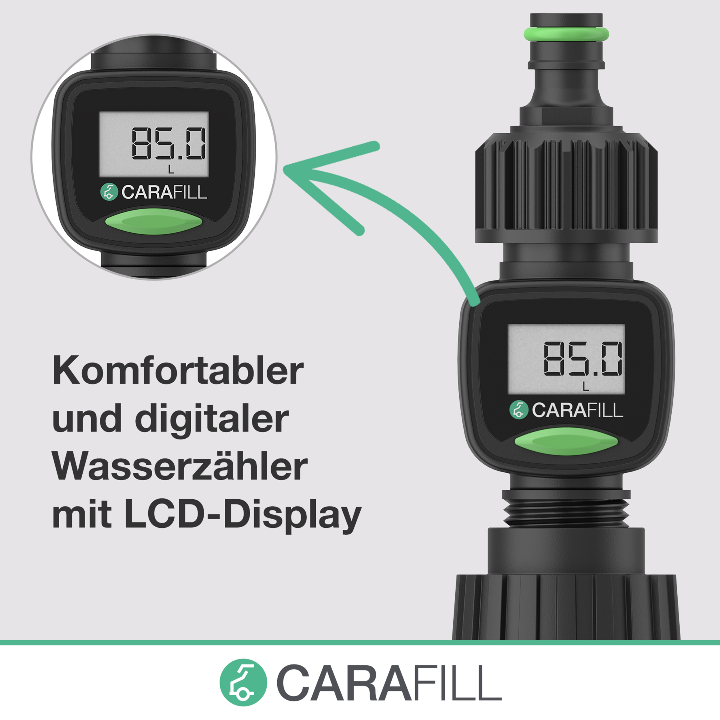 CARAFILL Befüllfilter Koffer "COMPACT" 19226, für Wohnmobil, Caravan, Wohnwagen und Boot