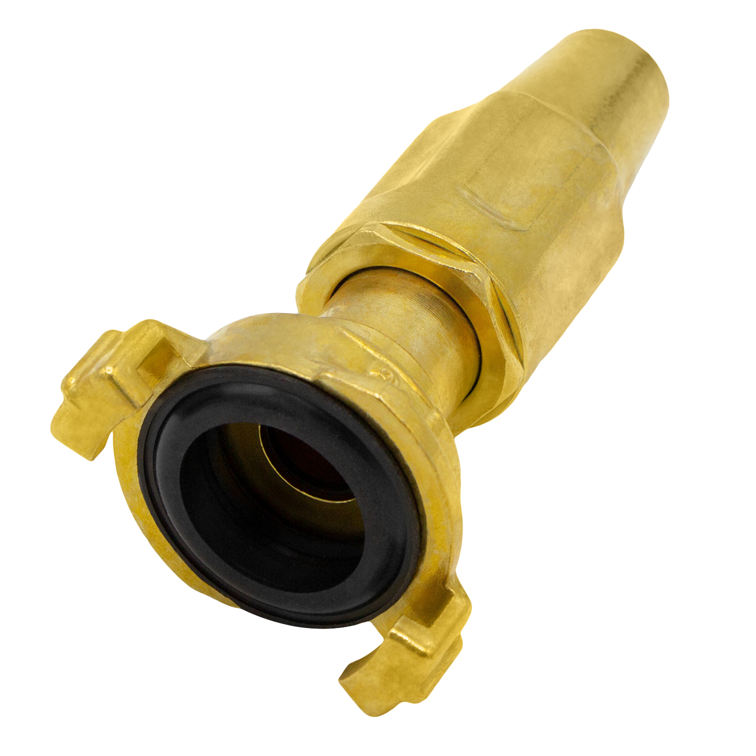 GEKA-Spritze-2 VARIOSAN Schnellkupplung Spritzdüse 12463, 1", Messing blank, System Geka