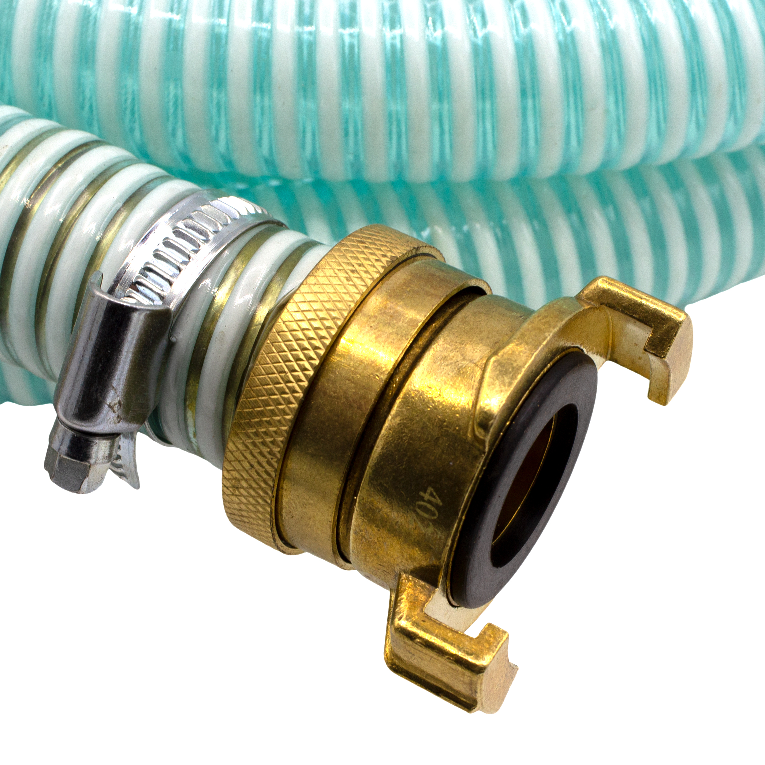 Saugschlauch_SH_2_F VARIOSAN Saugschlauch-Garnitur 11749, 1", 7 m, Spiralschlauch, Fußventil, Saugkupplung