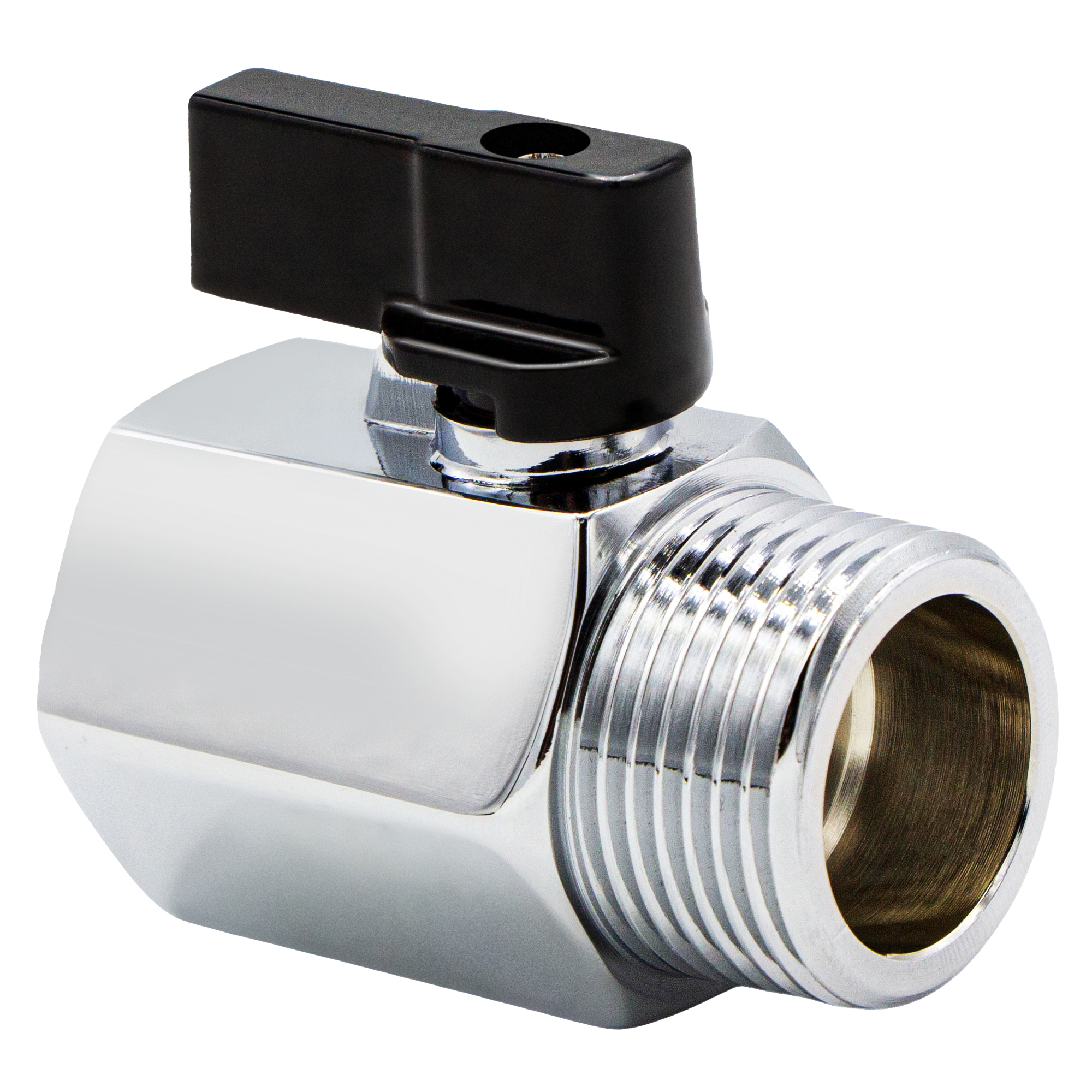 10636-4260323010636-5ba9d VARIOSAN Mini Kugelhahn 10629, 1/2" IG x 1/2" AG, chrom