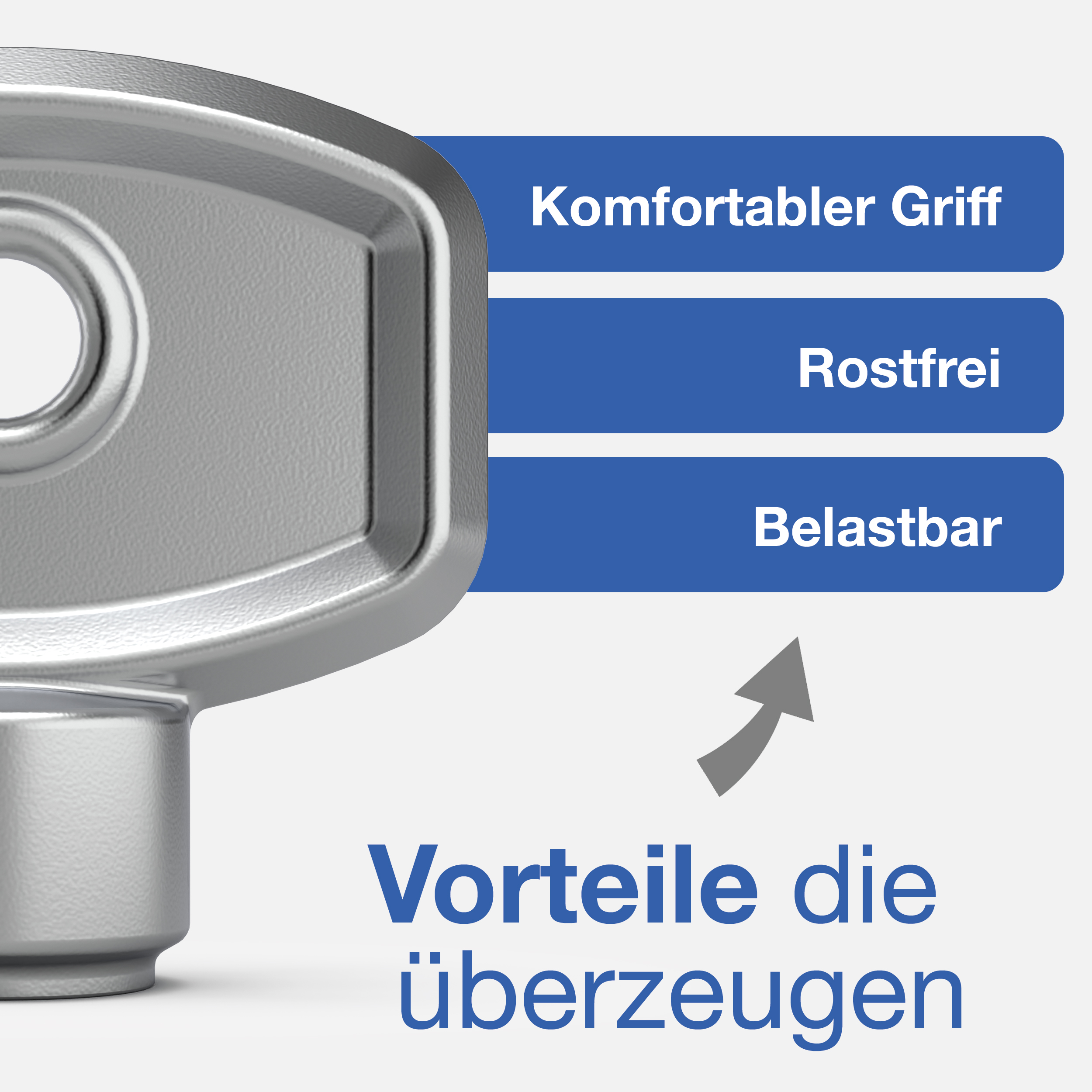 VARIOSAN Heizkörper Entlüftungsschlüssel 13965, 4 Stück, 5 mm, universal für jede Heizung