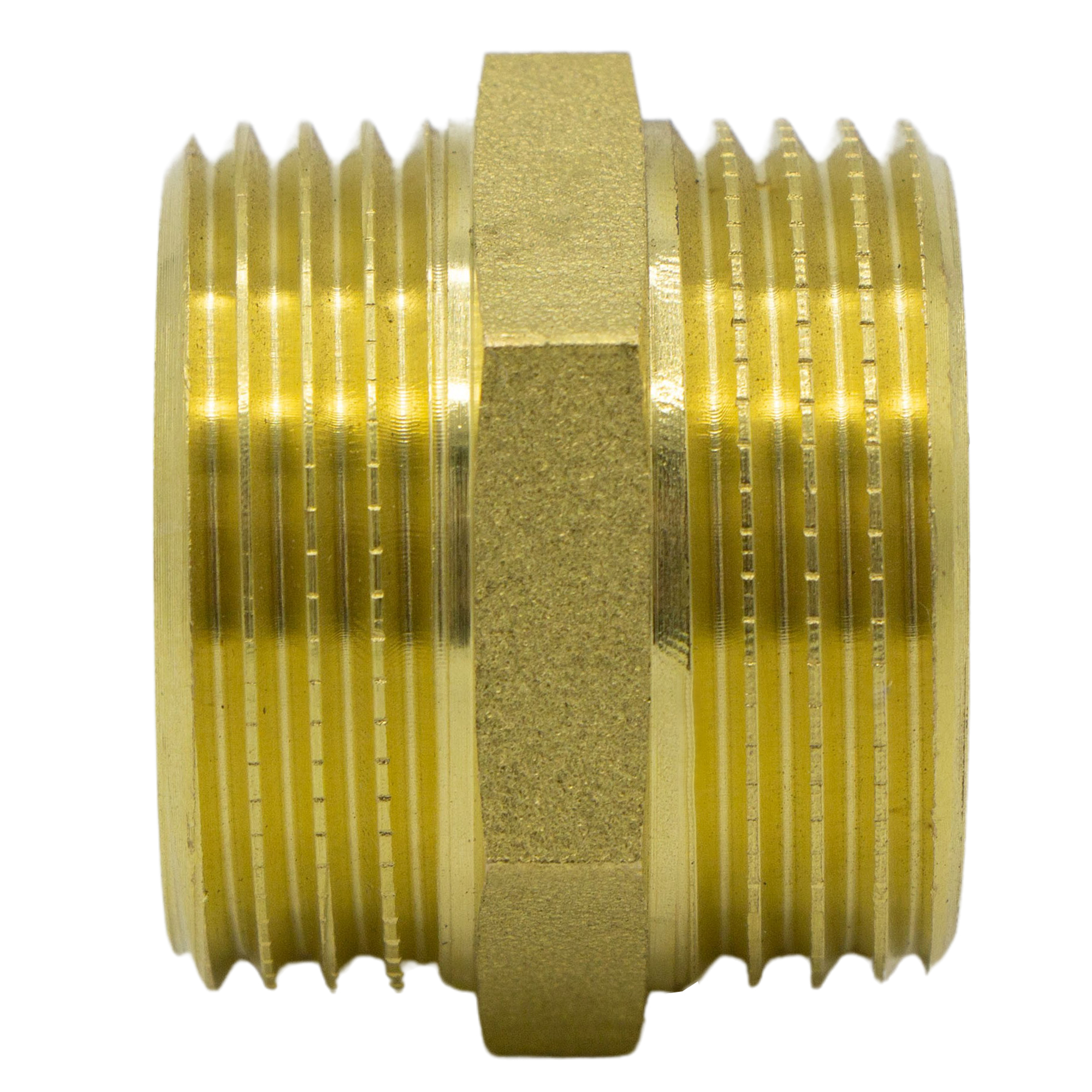 B07M7JD9PZ-PT01 VARIOSAN Doppelnippel 12777, 1/2" AG/AG, Messing, Trinkwasser geeignet