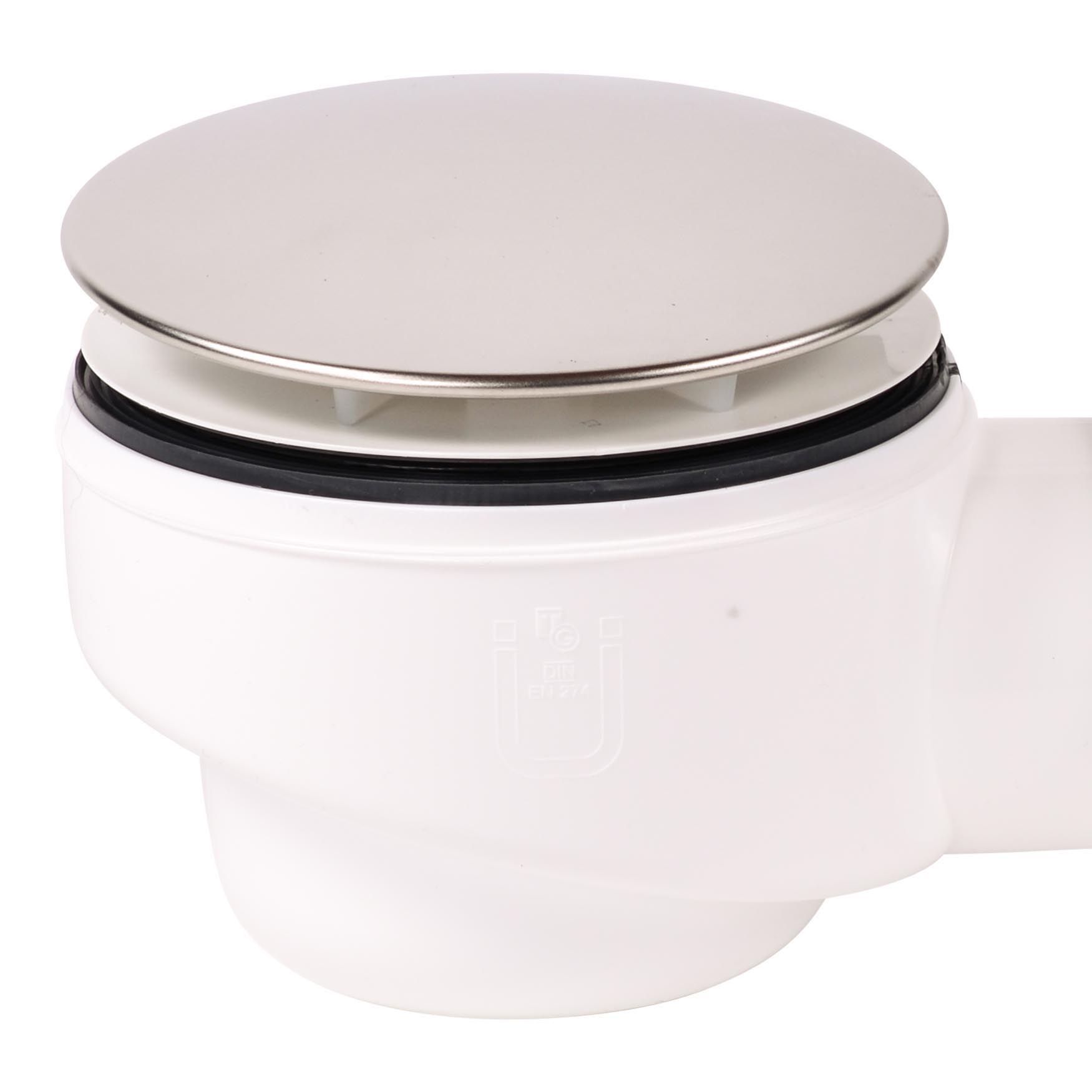 10995-4260323010995-67d01 VARIOSAN Ablaufgarnitur für Duschwannen 10995, Ø 90 mm, inkl. Ablaufbogen, Geruchssperre