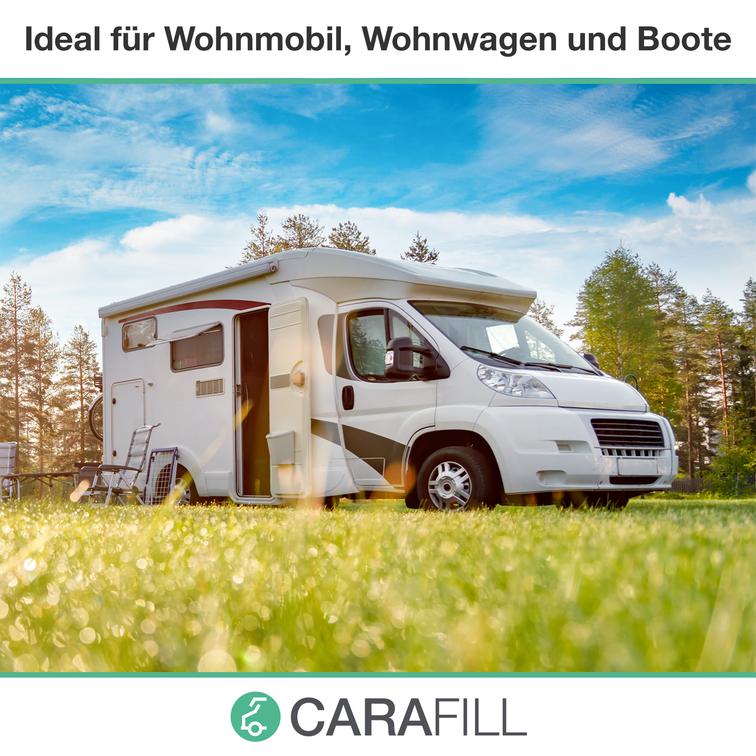 CARAFILL Befüllfilter "TURN" 19202, für Wohnmobil, Caravan, Wohnwagen und Boot