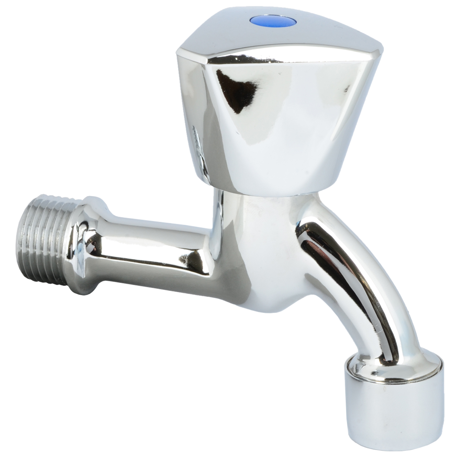 10667-4260323010667-20f7f VARIOSAN Auslaufventil 10667, 1/2", poliert, verchromt, mit Strahlregler M22