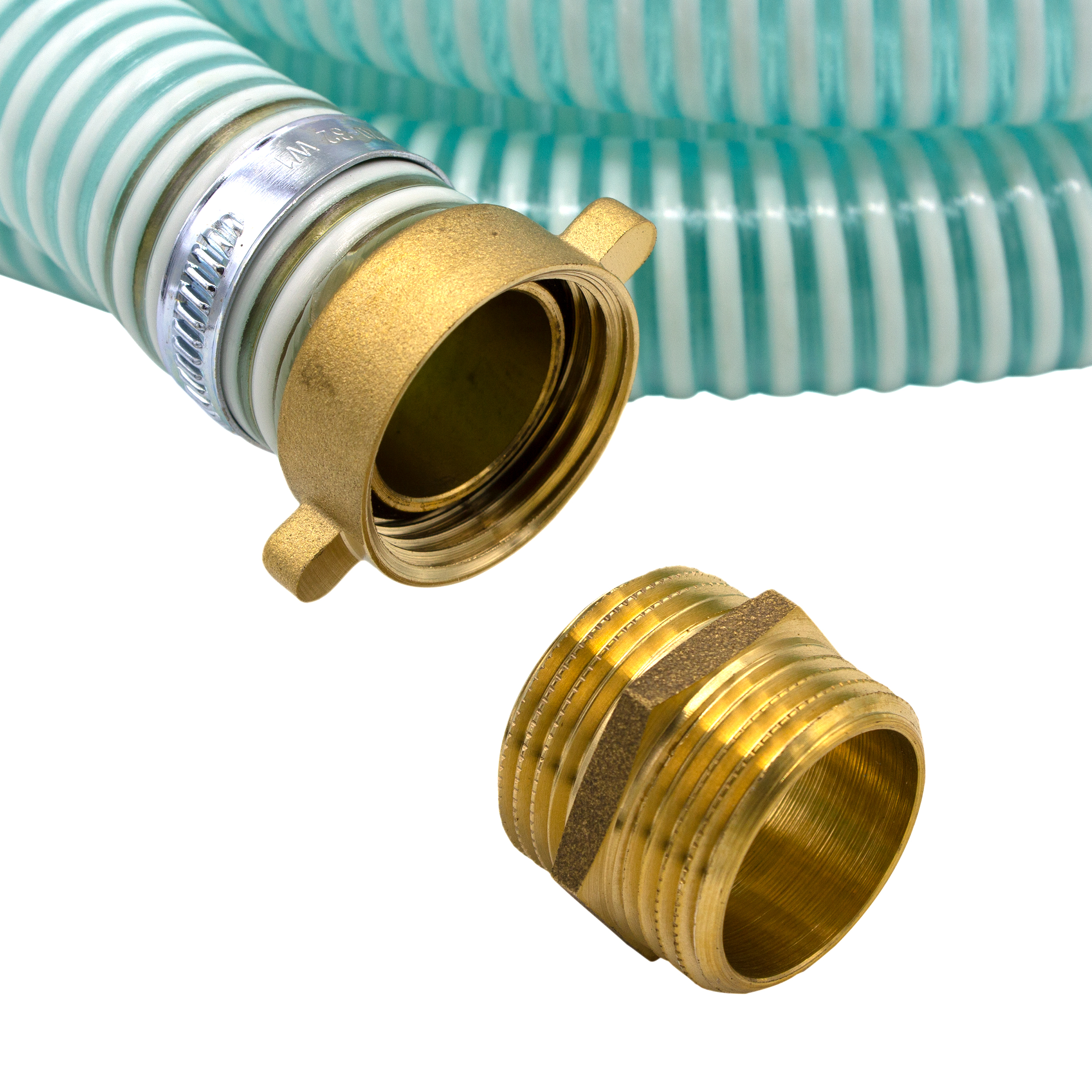 14474-4260323014474-127ef VARIOSAN Saugschlauch-Garnitur 14474, 1", 4 m, Spiralschlauch, Fußventil