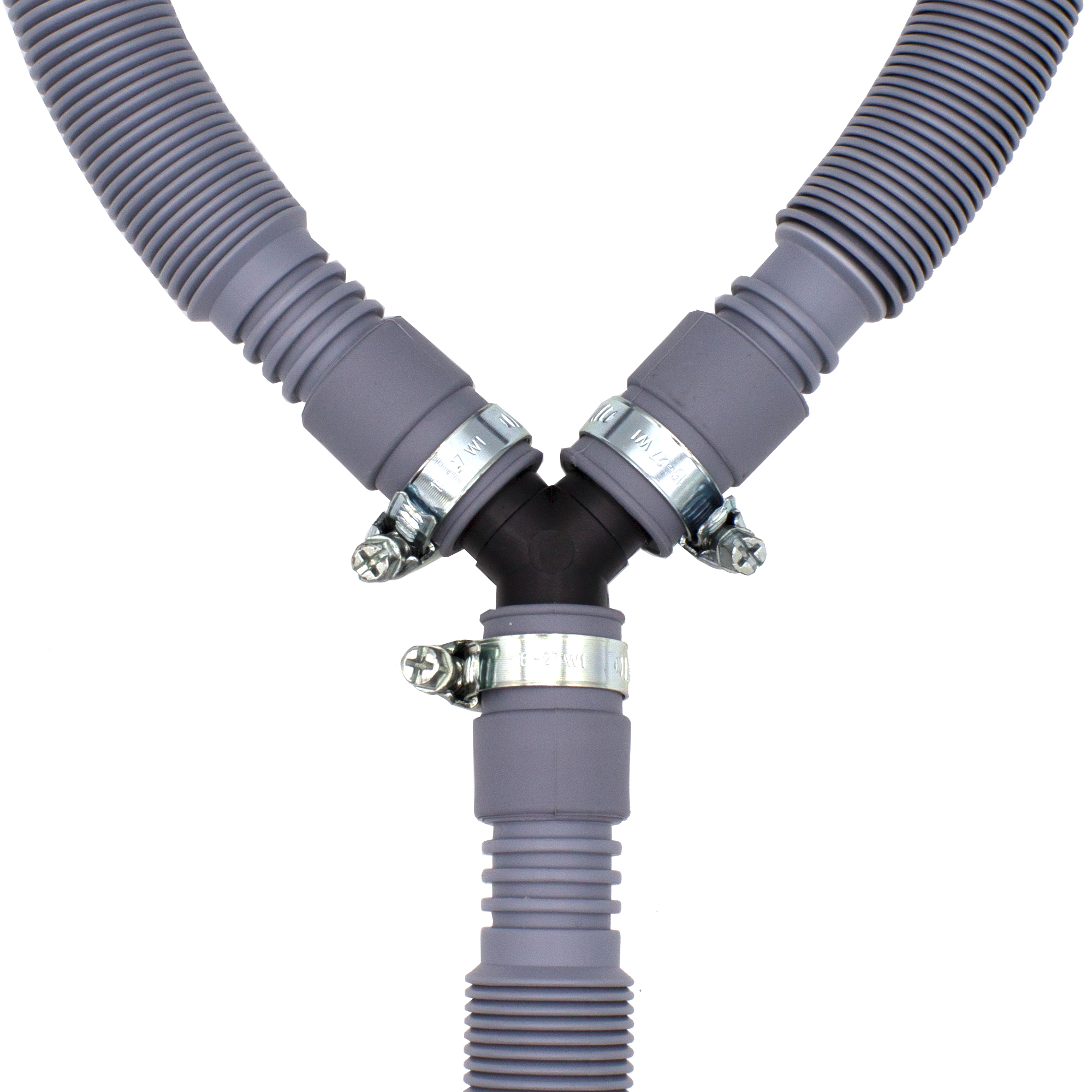 11152-4260323011152-0dc52 VARIOSAN 2-Wege Y-Verteilerstück 11152, für Ablaufschläuche, inkl. Schlauchschellen