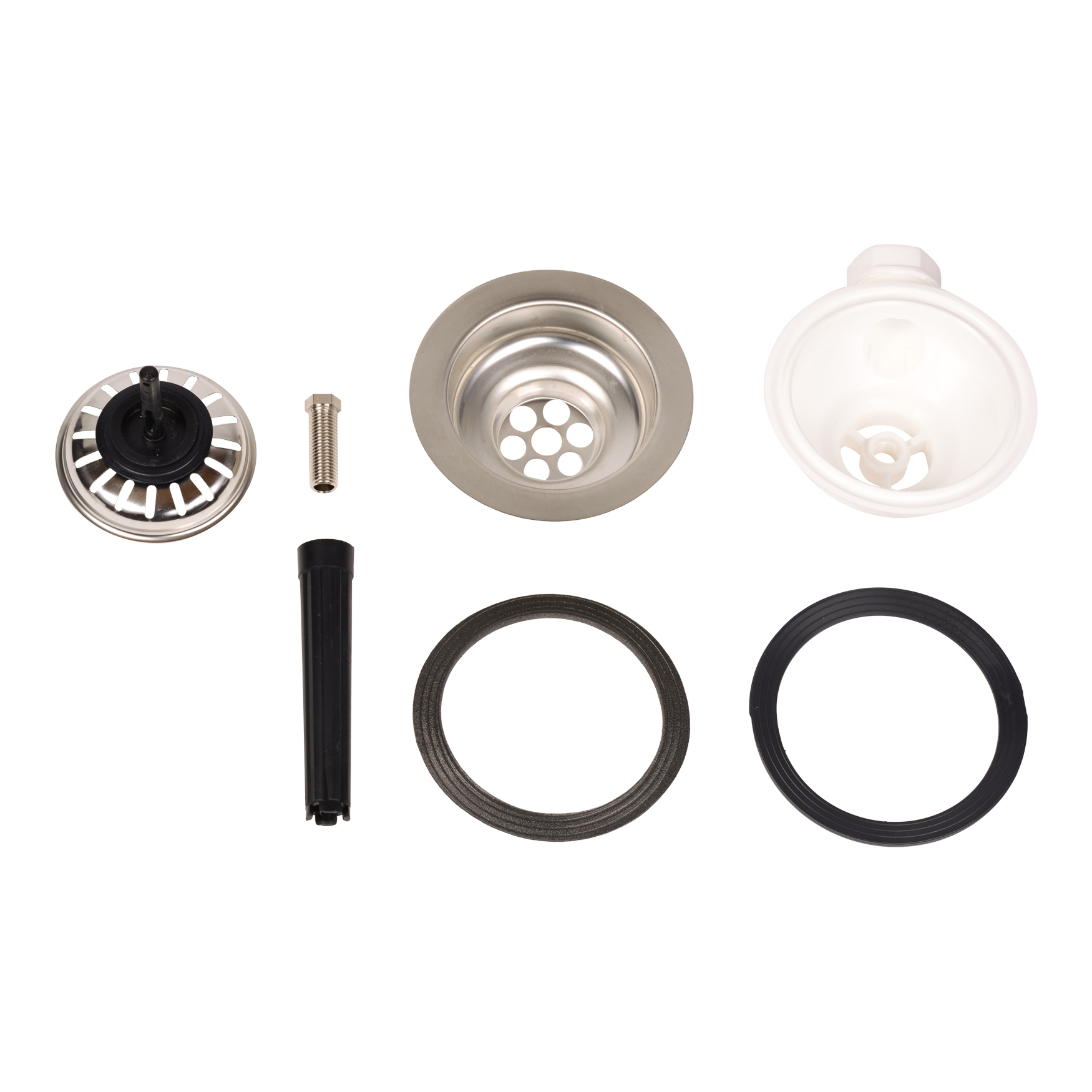 VARIOSAN Spülen-Siebkorbventil 10988, 3 1/2", Ø 114 mm, Edelstahl