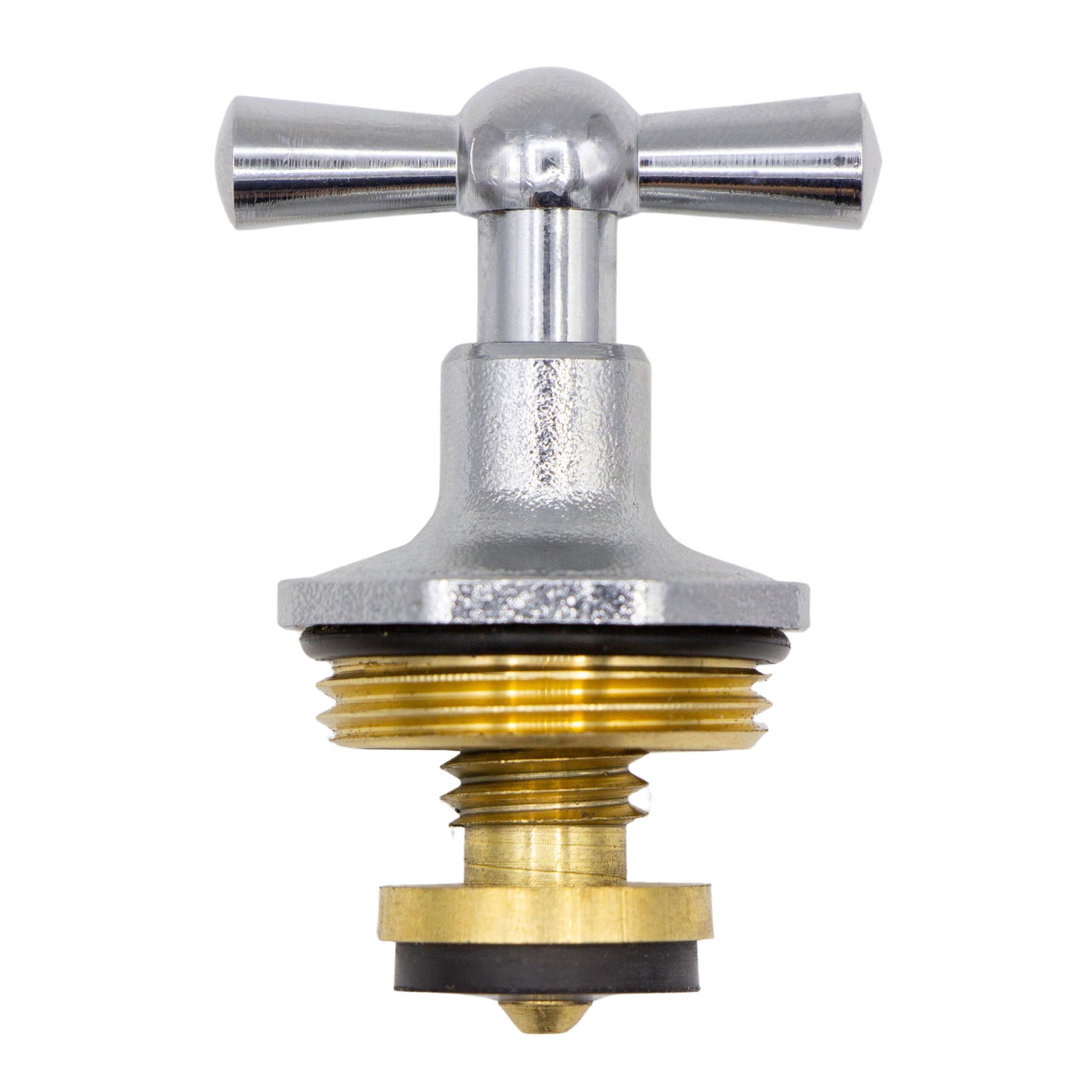 VARIOSAN Knebel-Oberteil 14696, 1/2", Messing, matt, verchromt | 14696