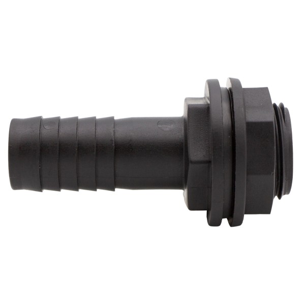 PP Doorvoer zwart 1″ Buitendraad | Daruma Koi